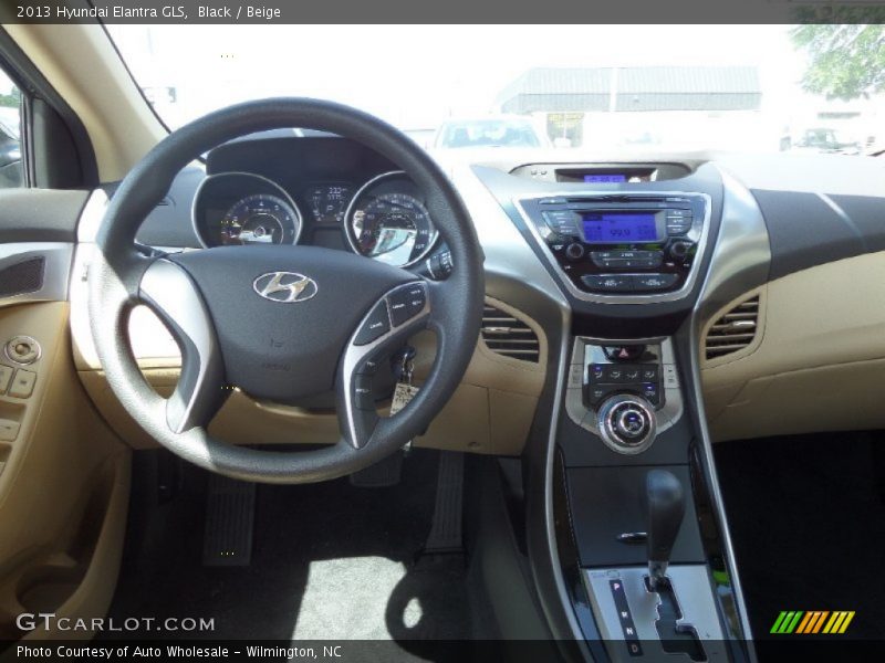 Black / Beige 2013 Hyundai Elantra GLS