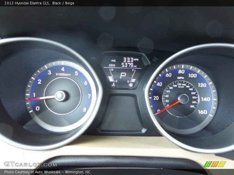 Black / Beige 2013 Hyundai Elantra GLS