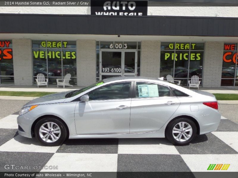 Radiant Silver / Gray 2014 Hyundai Sonata GLS
