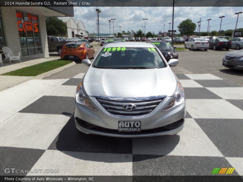 Radiant Silver / Gray 2014 Hyundai Sonata GLS
