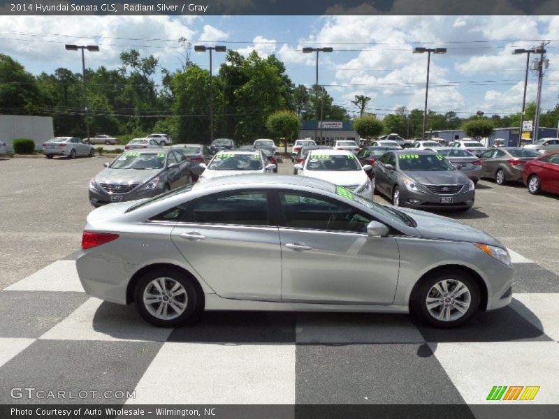 Radiant Silver / Gray 2014 Hyundai Sonata GLS