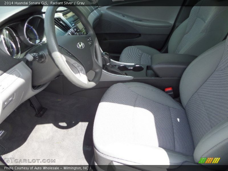 Radiant Silver / Gray 2014 Hyundai Sonata GLS