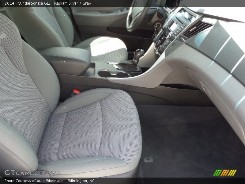 Radiant Silver / Gray 2014 Hyundai Sonata GLS