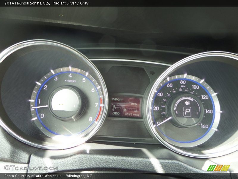 Radiant Silver / Gray 2014 Hyundai Sonata GLS