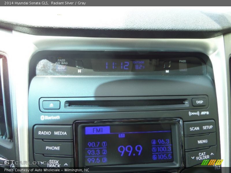 Radiant Silver / Gray 2014 Hyundai Sonata GLS