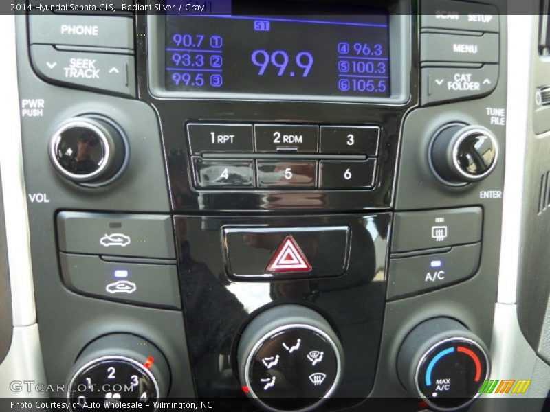 Radiant Silver / Gray 2014 Hyundai Sonata GLS