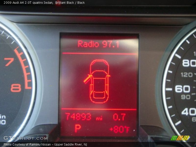 Brilliant Black / Black 2009 Audi A4 2.0T quattro Sedan