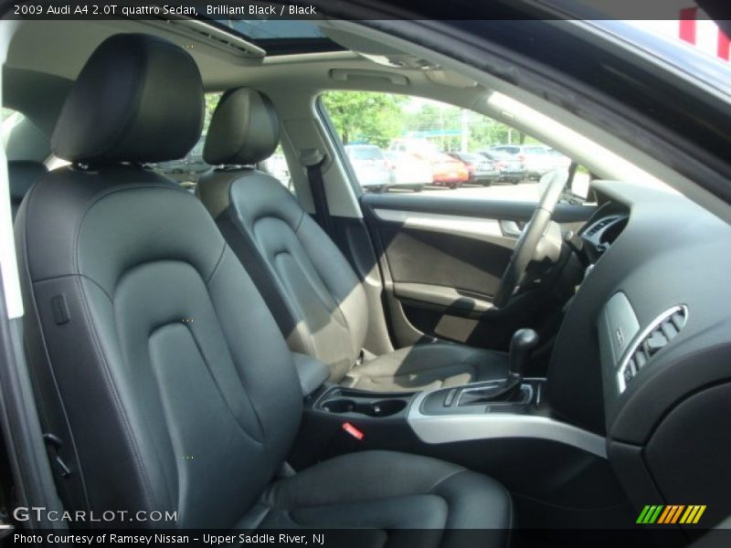 Brilliant Black / Black 2009 Audi A4 2.0T quattro Sedan
