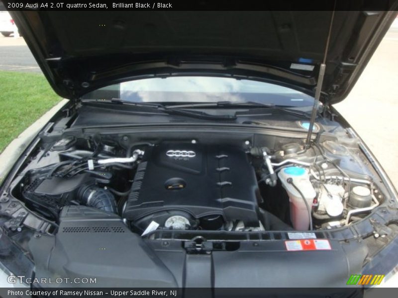 Brilliant Black / Black 2009 Audi A4 2.0T quattro Sedan