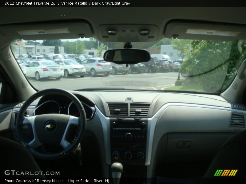 Silver Ice Metallic / Dark Gray/Light Gray 2012 Chevrolet Traverse LS
