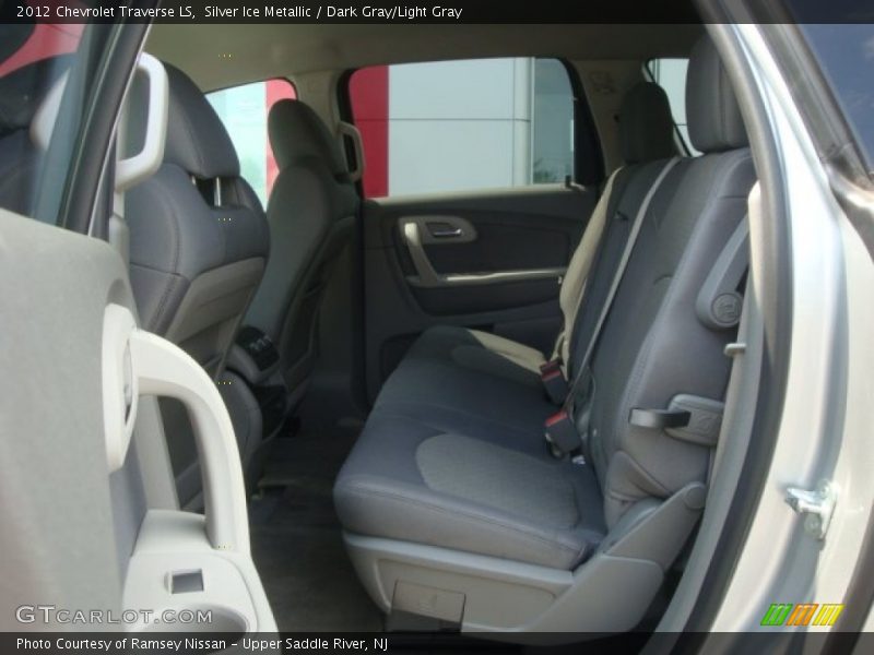 Silver Ice Metallic / Dark Gray/Light Gray 2012 Chevrolet Traverse LS