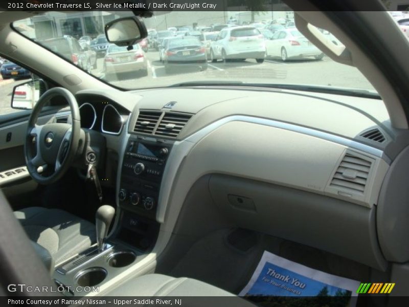Silver Ice Metallic / Dark Gray/Light Gray 2012 Chevrolet Traverse LS