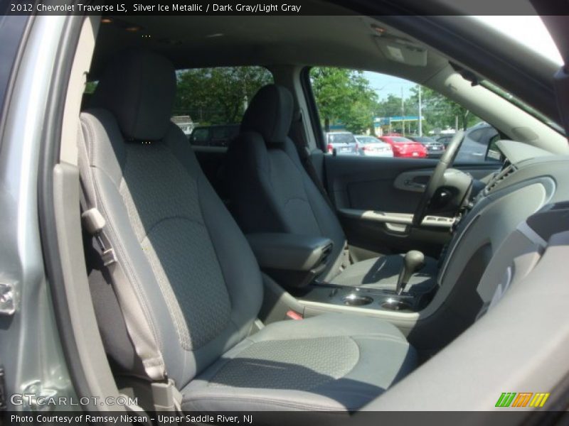 Silver Ice Metallic / Dark Gray/Light Gray 2012 Chevrolet Traverse LS