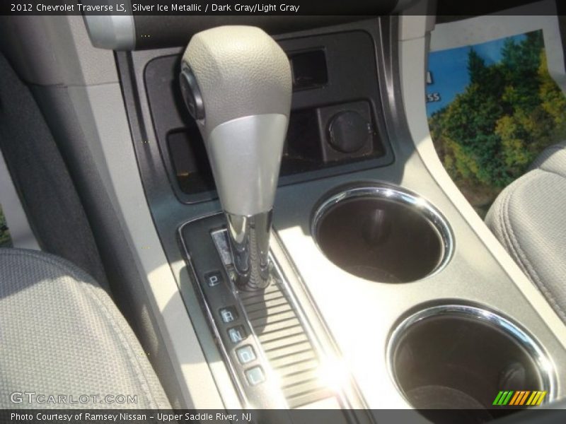 Silver Ice Metallic / Dark Gray/Light Gray 2012 Chevrolet Traverse LS