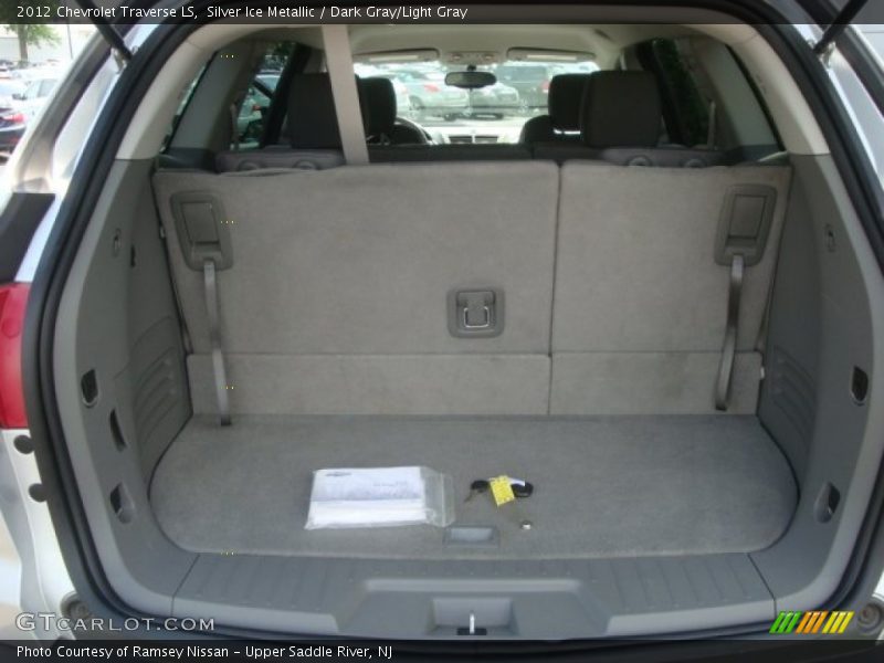 Silver Ice Metallic / Dark Gray/Light Gray 2012 Chevrolet Traverse LS
