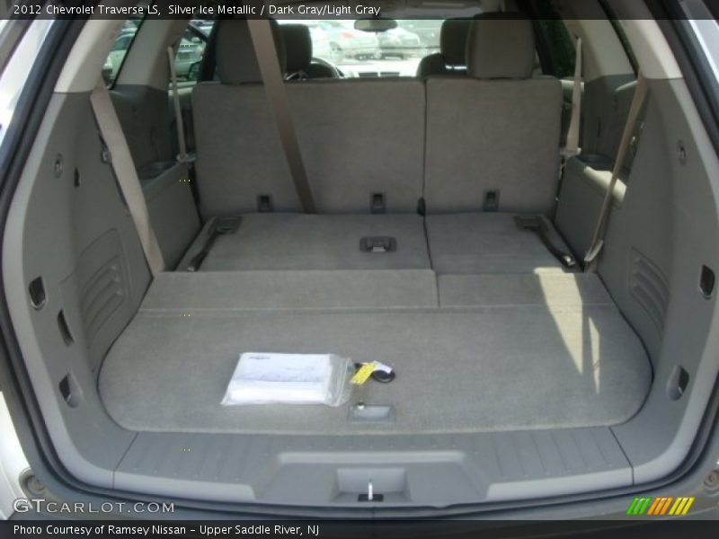 Silver Ice Metallic / Dark Gray/Light Gray 2012 Chevrolet Traverse LS