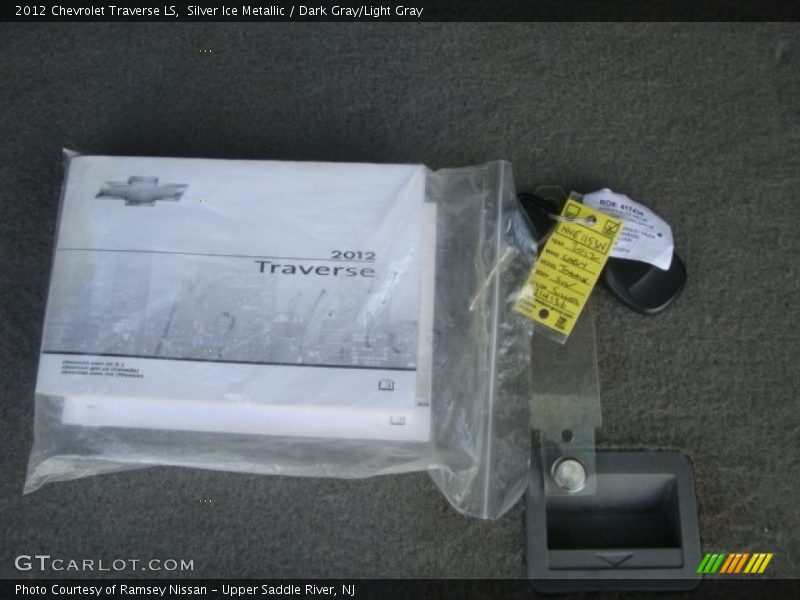 Silver Ice Metallic / Dark Gray/Light Gray 2012 Chevrolet Traverse LS