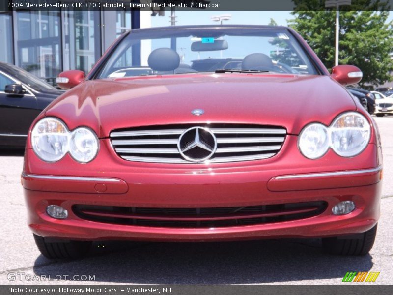 Firemist Red Metallic / Charcoal 2004 Mercedes-Benz CLK 320 Cabriolet