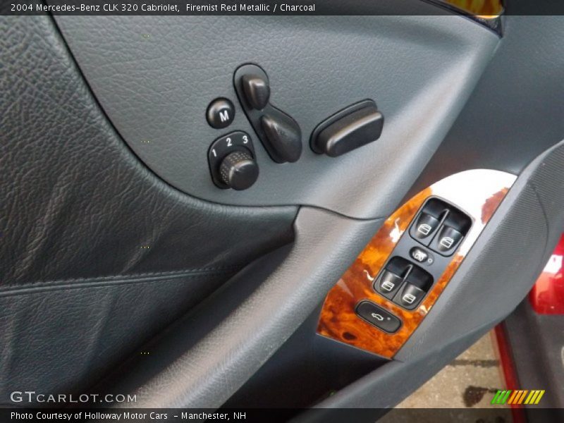 Firemist Red Metallic / Charcoal 2004 Mercedes-Benz CLK 320 Cabriolet