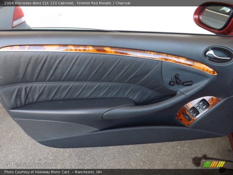 Firemist Red Metallic / Charcoal 2004 Mercedes-Benz CLK 320 Cabriolet