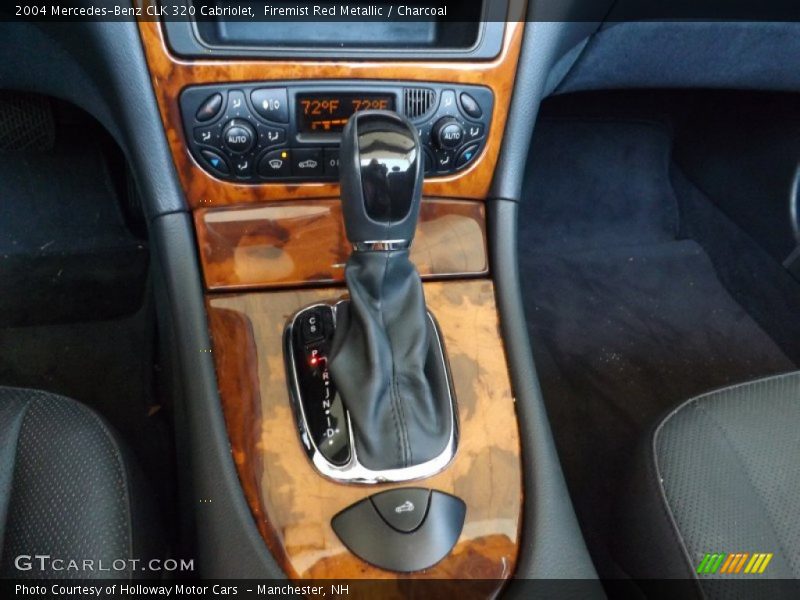 Firemist Red Metallic / Charcoal 2004 Mercedes-Benz CLK 320 Cabriolet