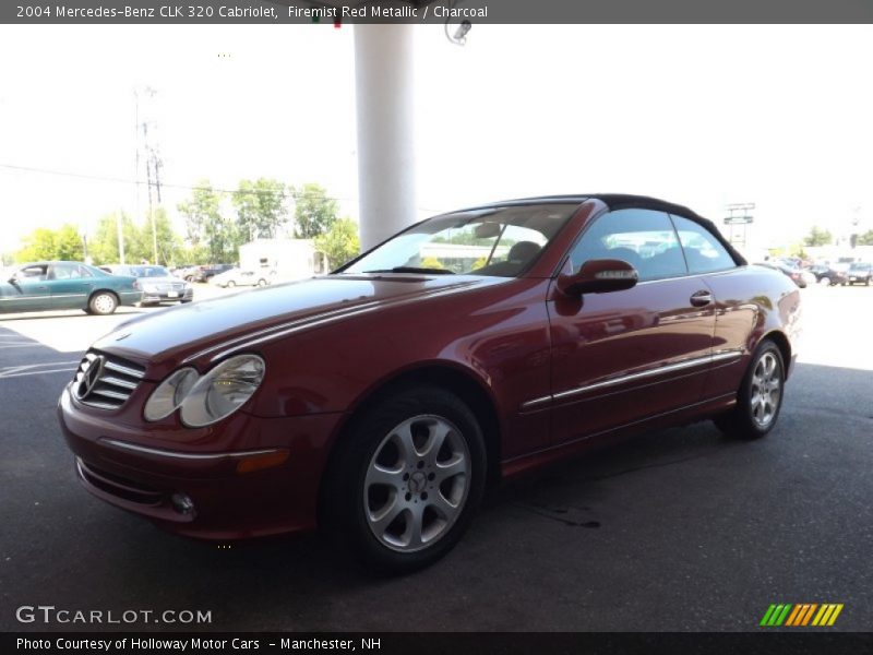 Firemist Red Metallic / Charcoal 2004 Mercedes-Benz CLK 320 Cabriolet