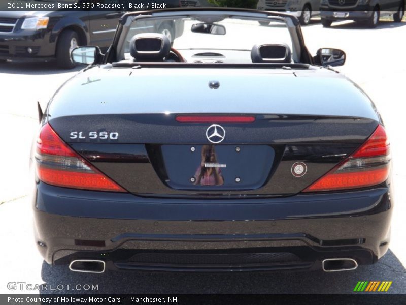 Black / Black 2011 Mercedes-Benz SL 550 Roadster