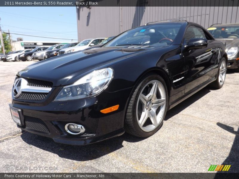 Black / Black 2011 Mercedes-Benz SL 550 Roadster