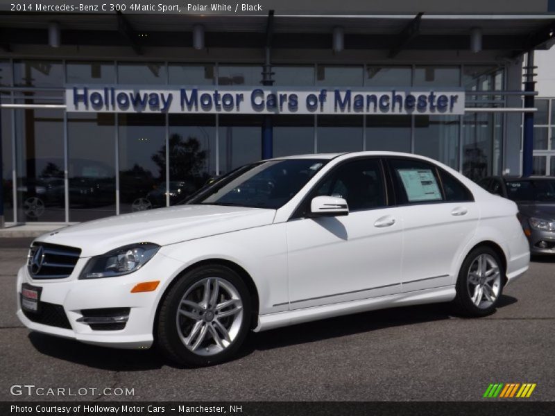 Polar White / Black 2014 Mercedes-Benz C 300 4Matic Sport