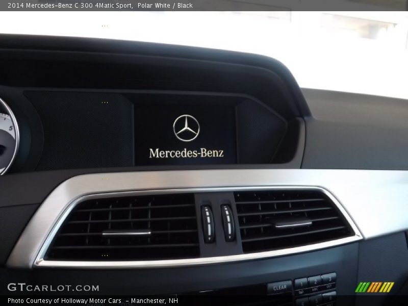 Polar White / Black 2014 Mercedes-Benz C 300 4Matic Sport