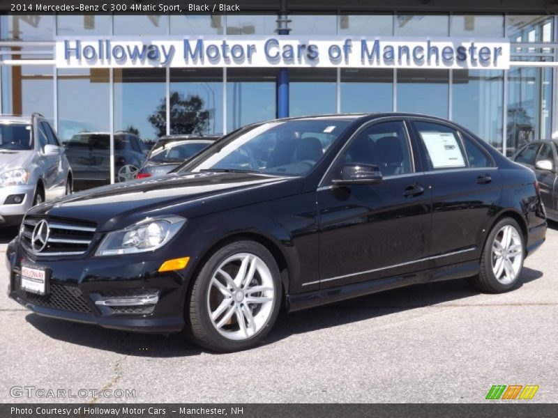 Black / Black 2014 Mercedes-Benz C 300 4Matic Sport