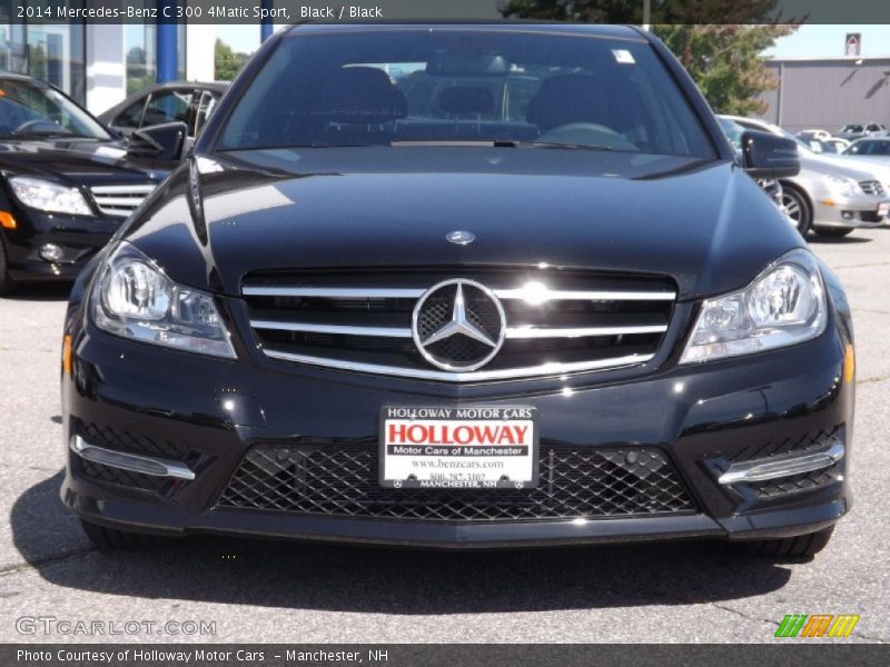 Black / Black 2014 Mercedes-Benz C 300 4Matic Sport