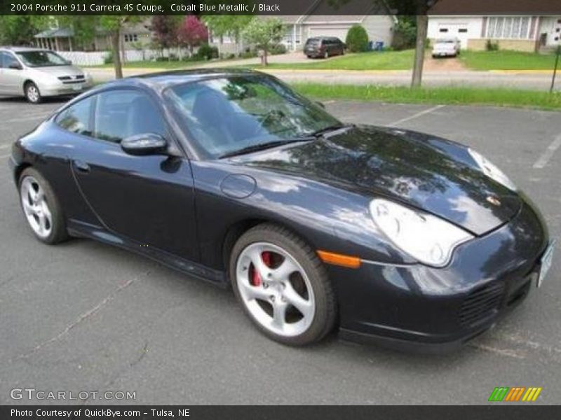 Cobalt Blue Metallic / Black 2004 Porsche 911 Carrera 4S Coupe