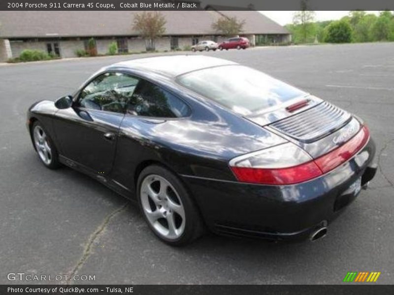 Cobalt Blue Metallic / Black 2004 Porsche 911 Carrera 4S Coupe