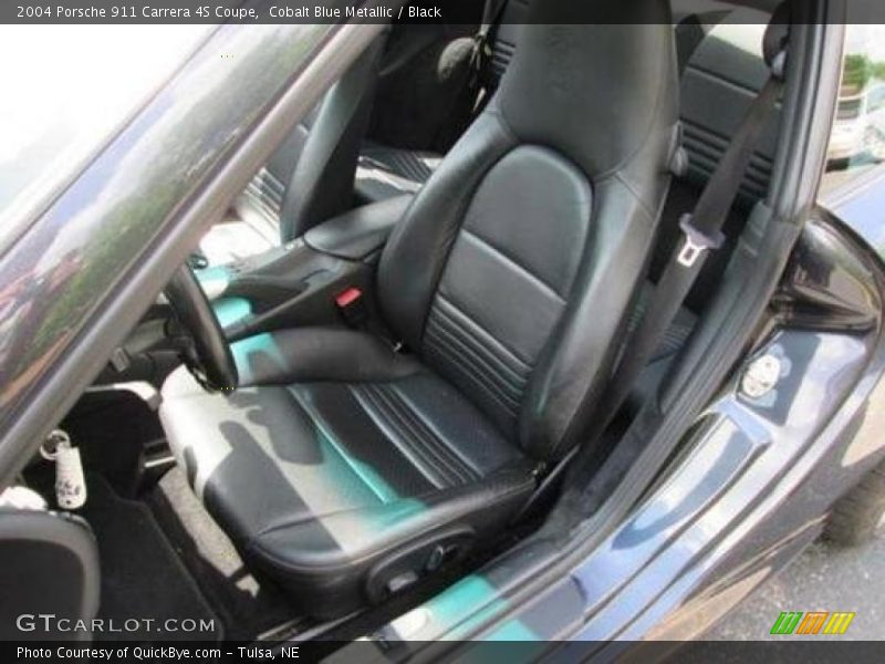Cobalt Blue Metallic / Black 2004 Porsche 911 Carrera 4S Coupe