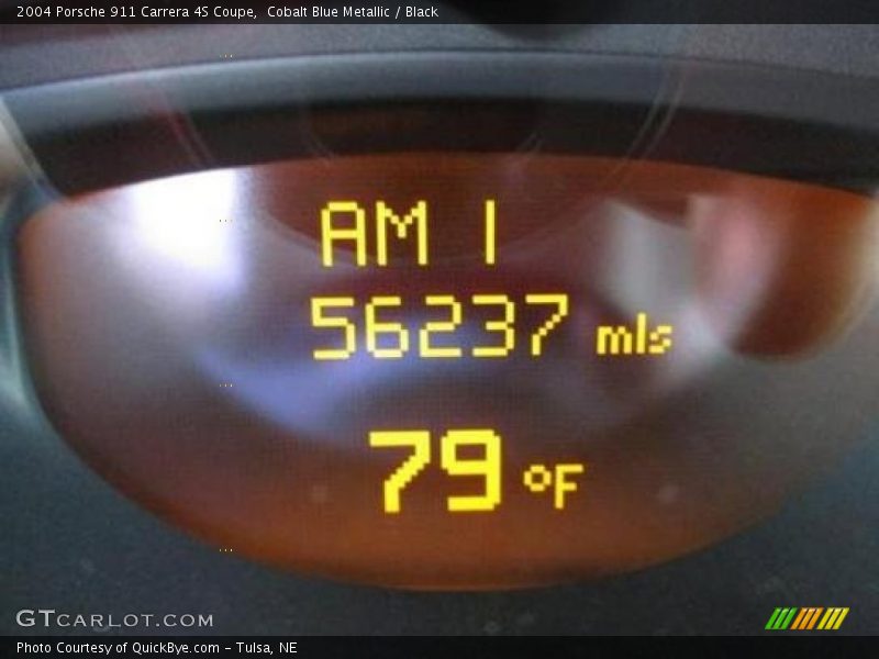 Cobalt Blue Metallic / Black 2004 Porsche 911 Carrera 4S Coupe