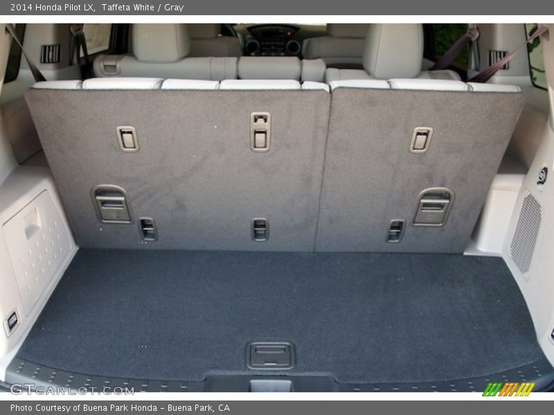 Taffeta White / Gray 2014 Honda Pilot LX