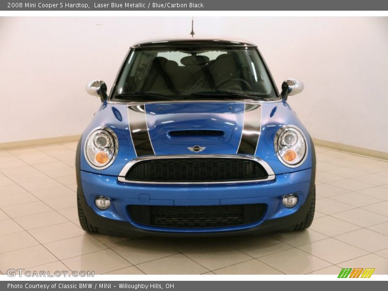 Laser Blue Metallic / Blue/Carbon Black 2008 Mini Cooper S Hardtop