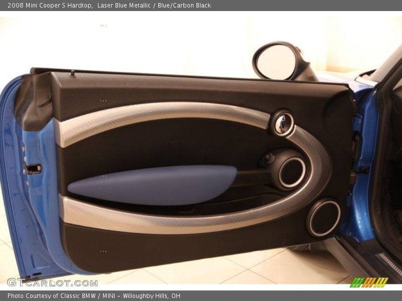 Laser Blue Metallic / Blue/Carbon Black 2008 Mini Cooper S Hardtop