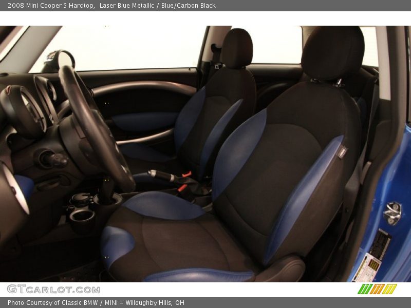 Laser Blue Metallic / Blue/Carbon Black 2008 Mini Cooper S Hardtop