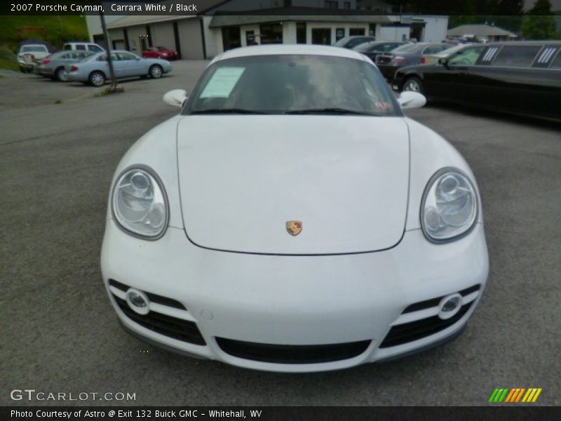 Carrara White / Black 2007 Porsche Cayman