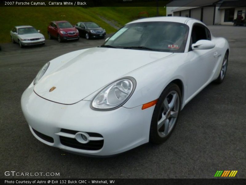 Carrara White / Black 2007 Porsche Cayman