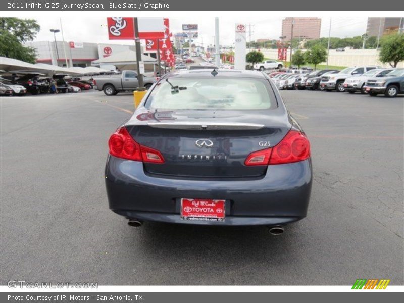 Blue Slate / Graphite 2011 Infiniti G 25 Journey Sedan