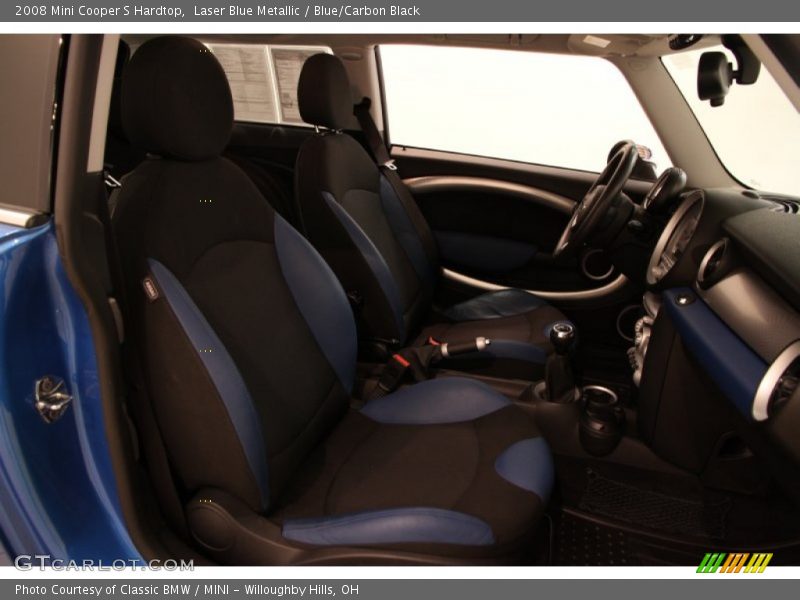 Laser Blue Metallic / Blue/Carbon Black 2008 Mini Cooper S Hardtop