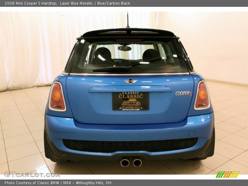 Laser Blue Metallic / Blue/Carbon Black 2008 Mini Cooper S Hardtop