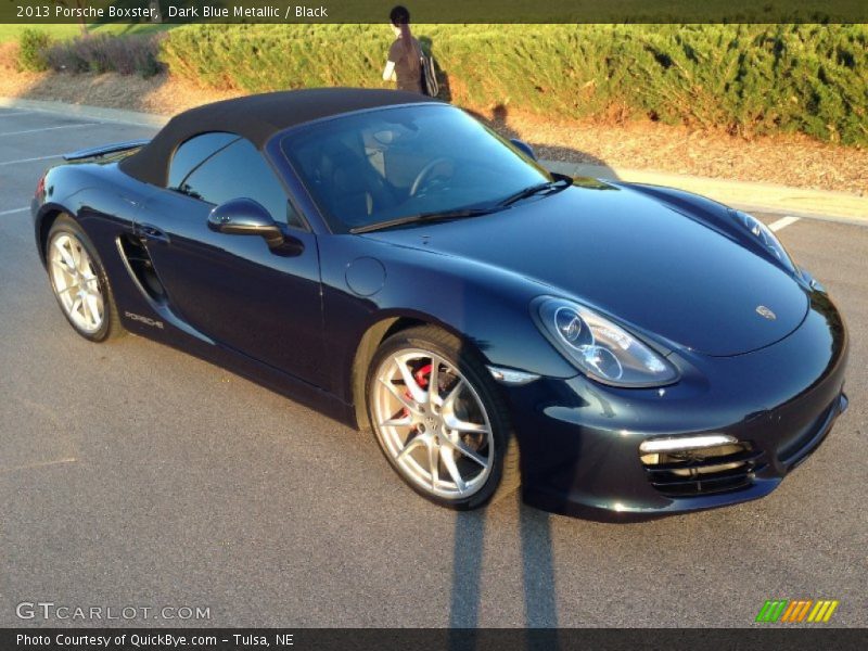 Dark Blue Metallic / Black 2013 Porsche Boxster