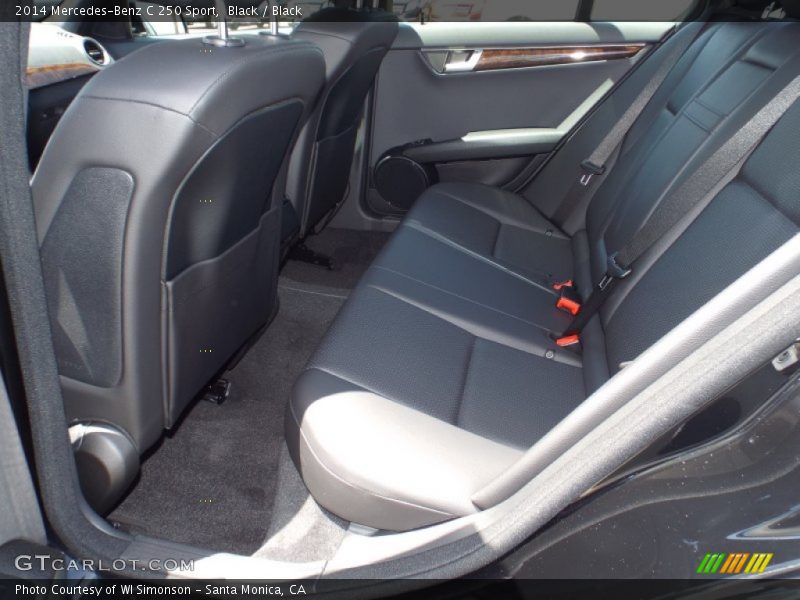Black / Black 2014 Mercedes-Benz C 250 Sport