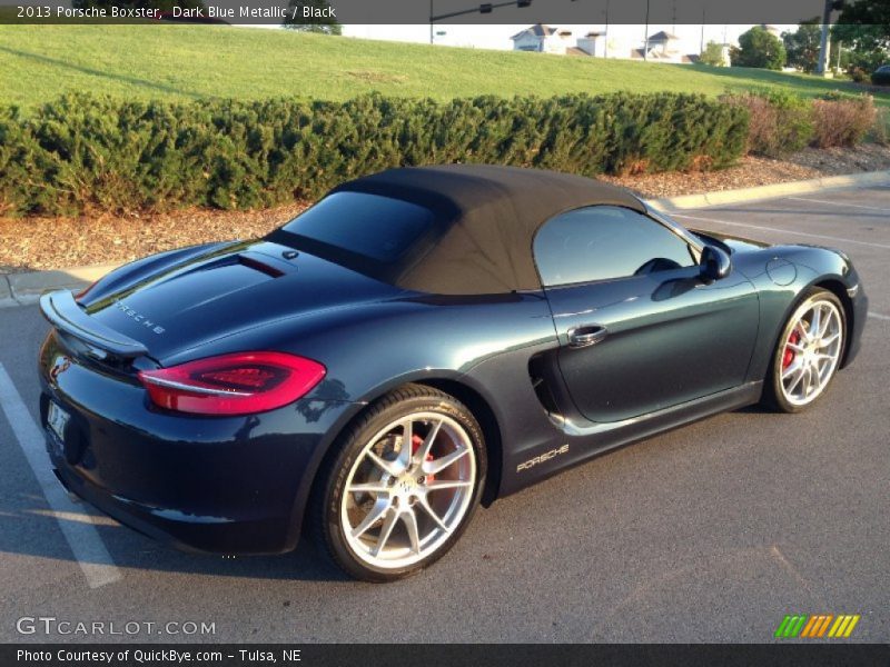 Dark Blue Metallic / Black 2013 Porsche Boxster