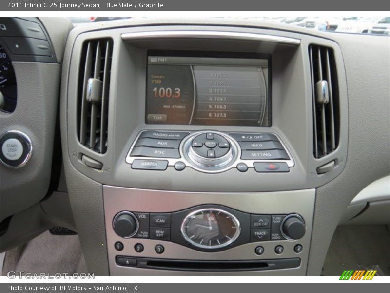 Blue Slate / Graphite 2011 Infiniti G 25 Journey Sedan