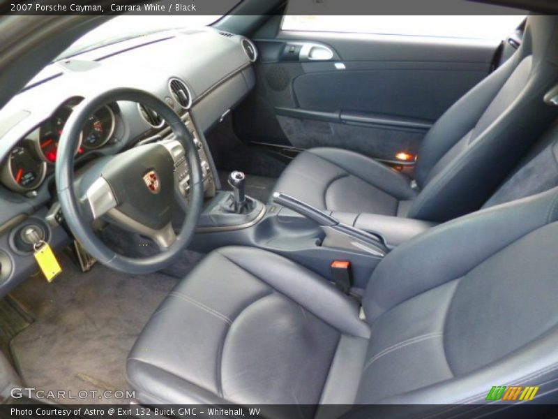 Carrara White / Black 2007 Porsche Cayman